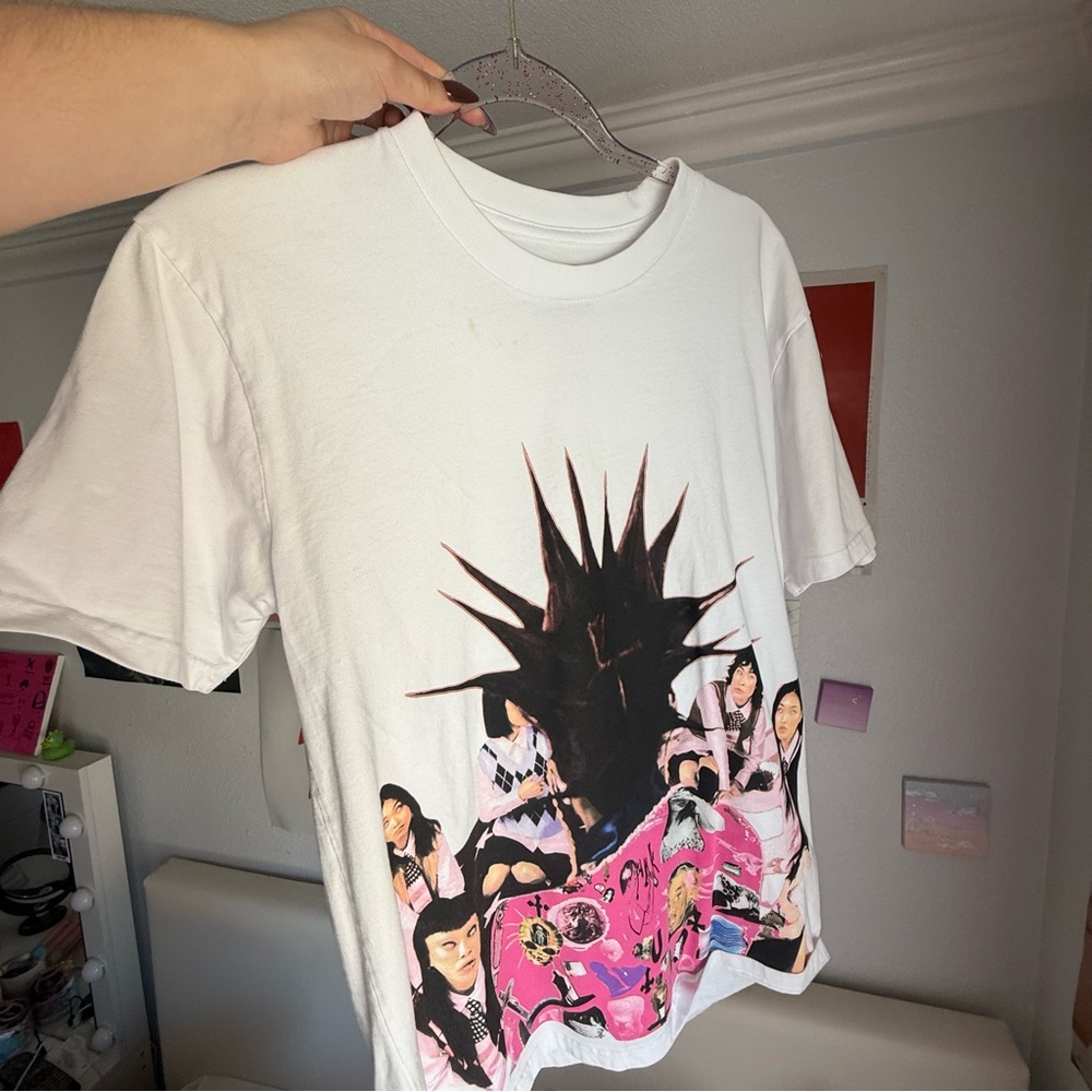 Lil Uzi Vert Tour Merch White Graphic T-Shirt